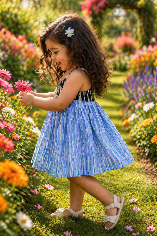 Girls Lavender Dress – Soft, Elegant & Comfortable Kidswear