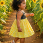 Girls Yellow Dress – Soft, Elegant & Comfortable Kidswear