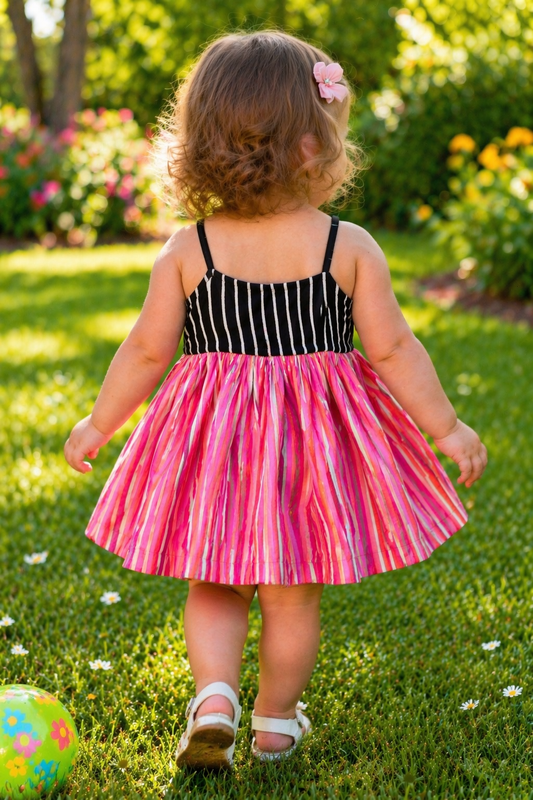 Girls Pink Dress – Soft, Elegant & Comfortable Kidswear