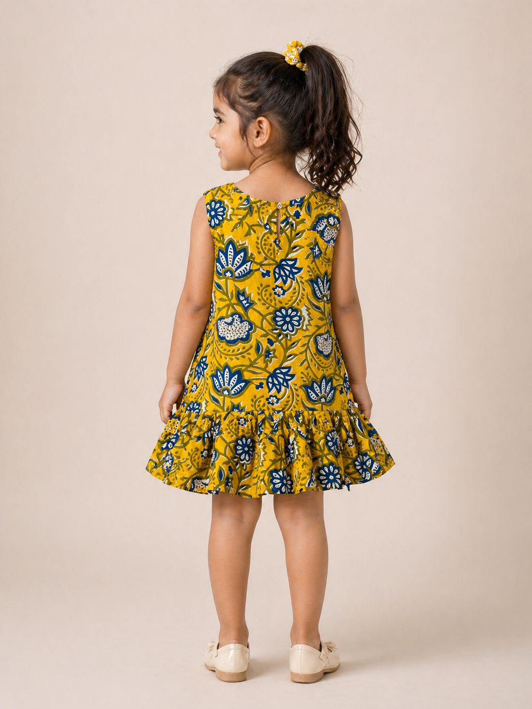 Sunshine Bloom Ruffle Dress
