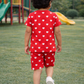 Unisex Kids Red Outfit – Bold & Comfortable