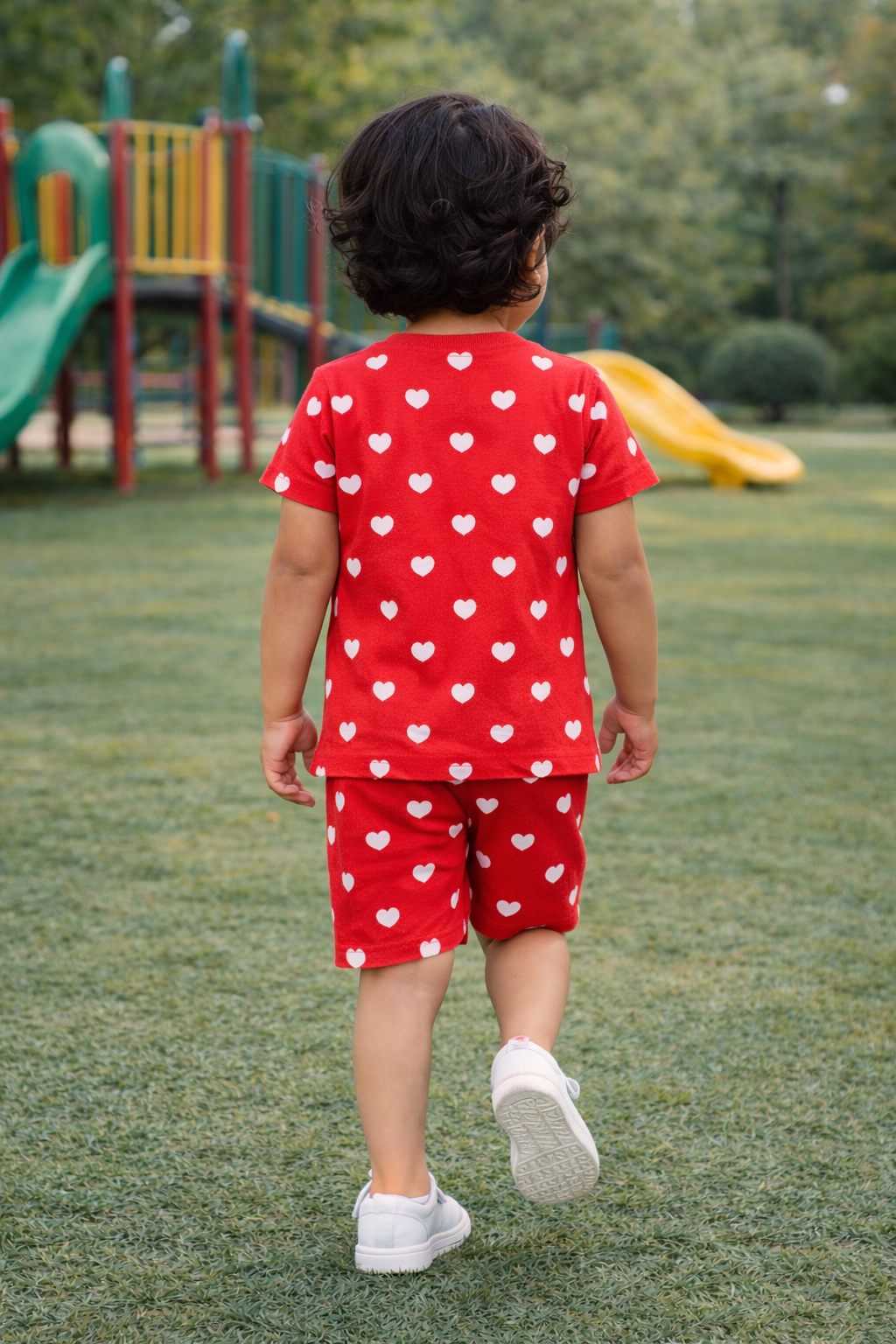 Unisex Kids Red Outfit – Bold & Comfortable