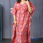 cherry red maternity Kaftan