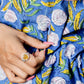 Turquoise treasure maternity Kaftan