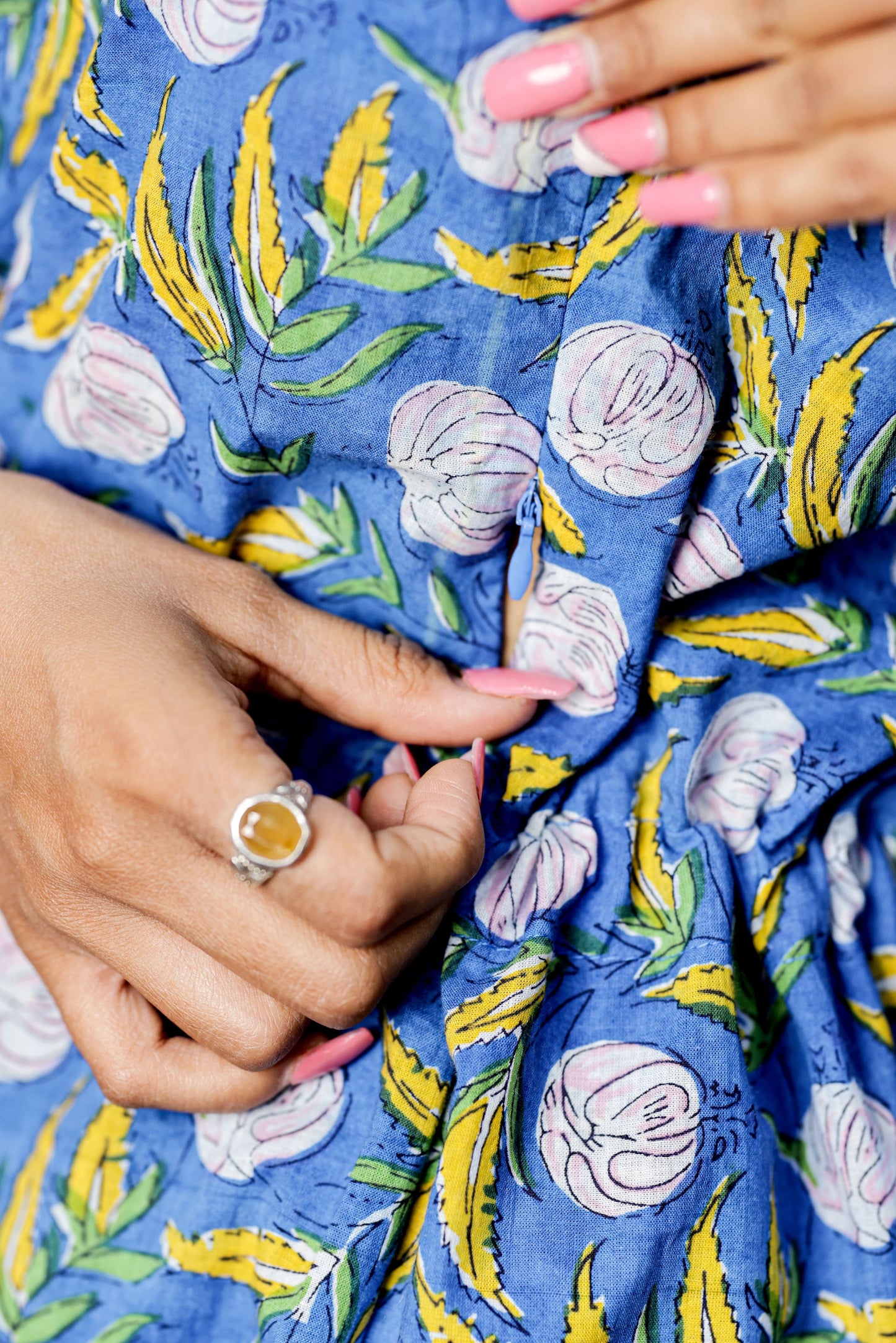 Turquoise treasure maternity Kaftan