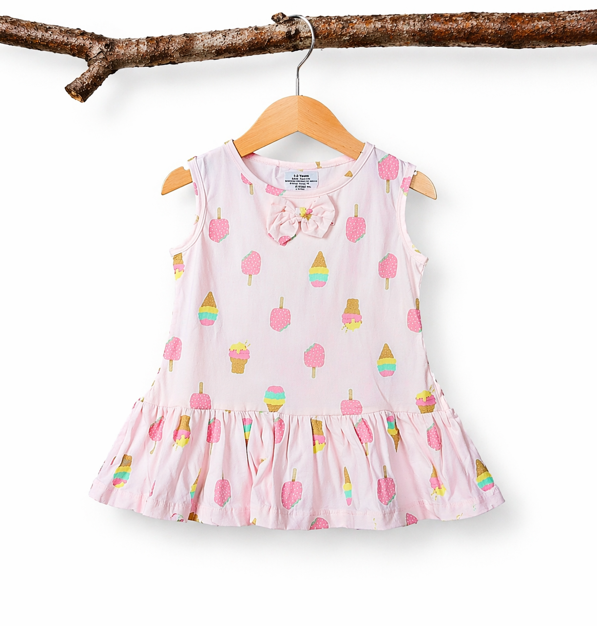 Girls Baby Pink Dress – Cute, Soft & Premium Kidswear