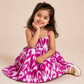 Pink Twirl Ikat Dress