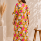 Mustard Floral Home Dress