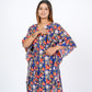 Ocean blue maternity kaftan