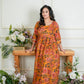 Mustard Delight Maternity Kurti