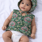 Nature’s Nurture – Newborn Cotton Dress & Bonnet Set