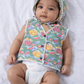 Sage Bloom – Premium Newborn Cotton Dress & Bonnet Set
