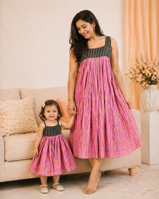 The Blush Harmony Mom & Me Dress Set