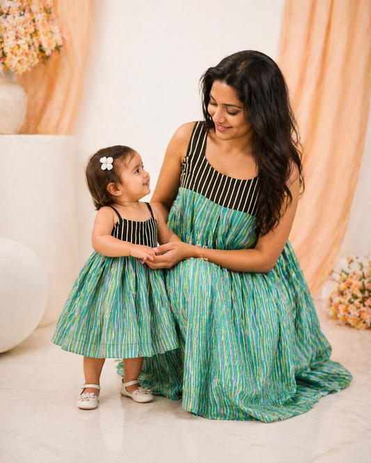 The Emerald Grace Mom & Me Dress Set