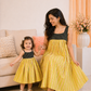 Sunshine Stripes Mommy & Me Matching Dress Set