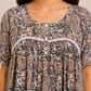 Paisley Print Maternity Home Dress