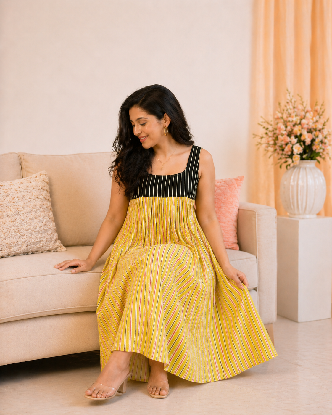 Sunshine Bloom Maxi Dress