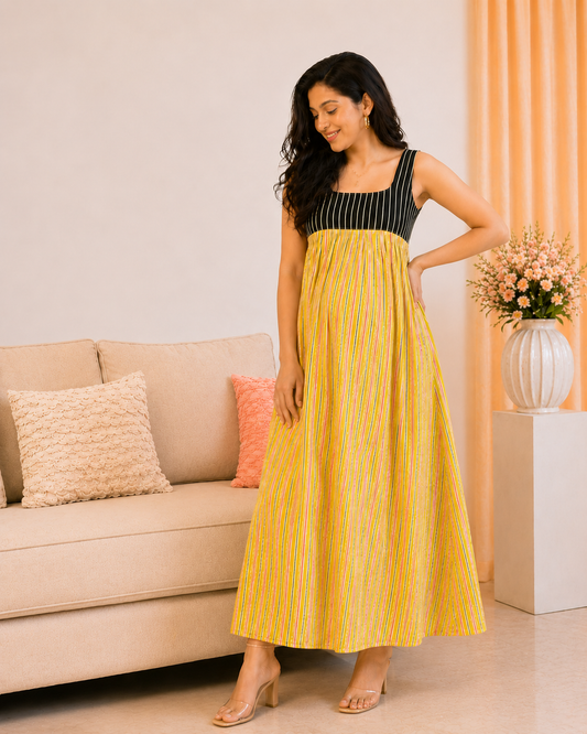 Sunshine Bloom Maxi Dress