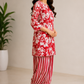 Ruby Bloom Kurta &amp; Farsi Pant Co-ord Set