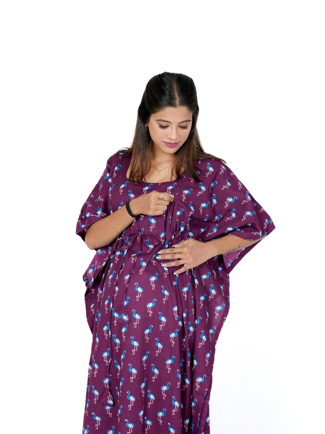 Flamingo Fever Maternity Kaftan