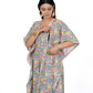 Sage Bloom/pista – Luxury Floral Cotton Maternity & Nursing Kaftan Dress