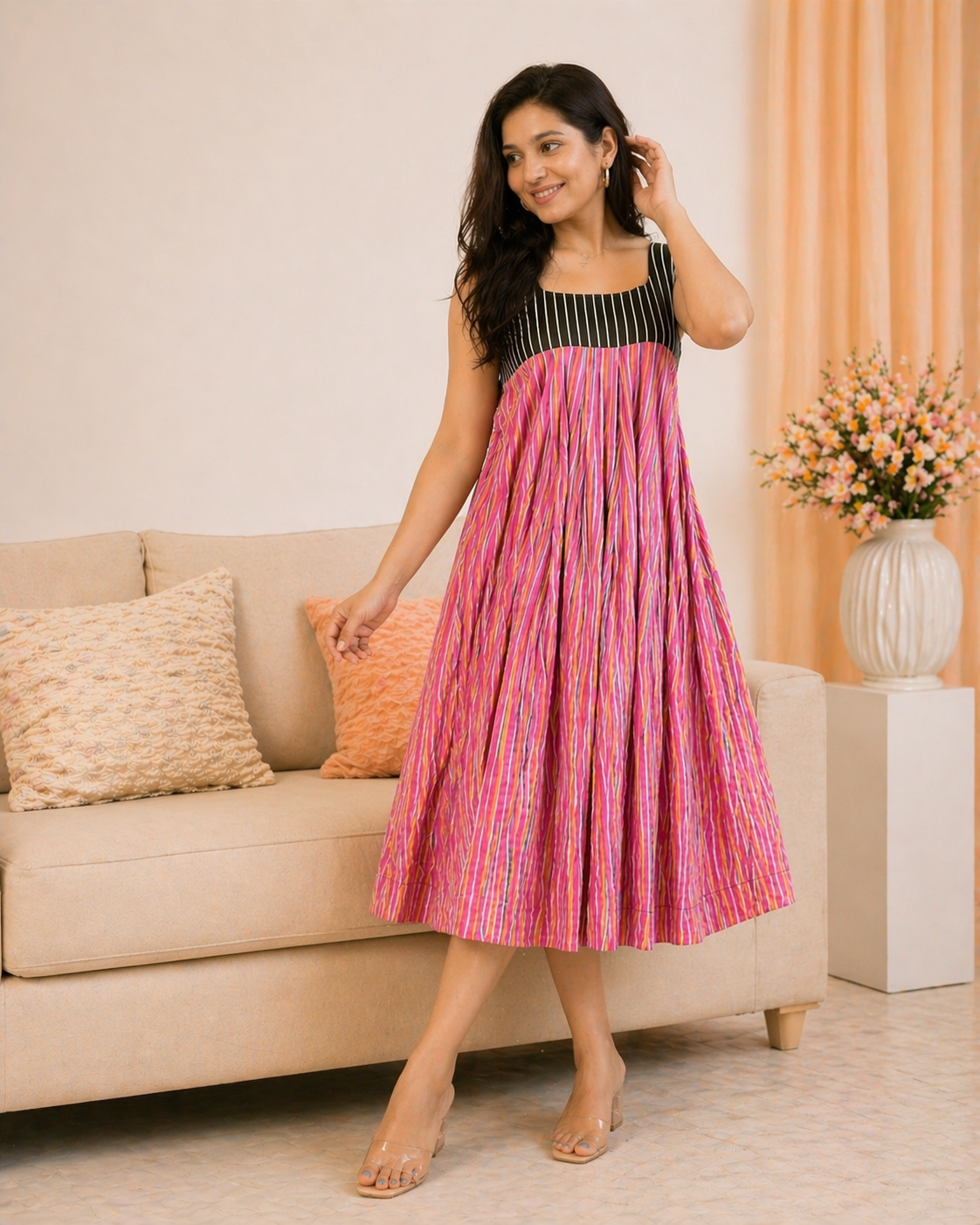 The Blush Harmony Maxi Dress