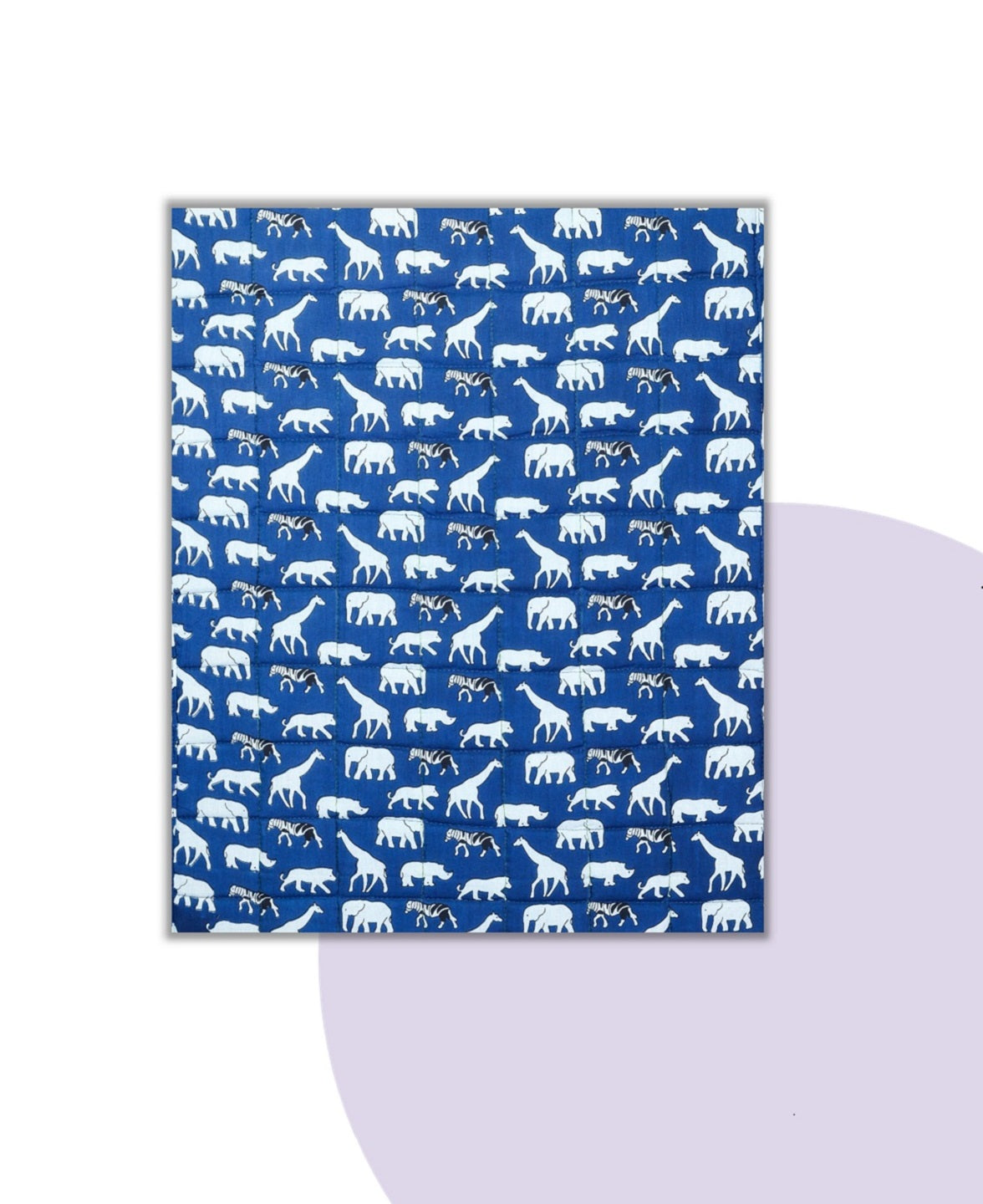 Cotton Baby Nappy Changing Mat Combo – Pack of 3 (Blue + Lavender Peach Car + Teal Dino)