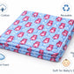 Baby Nappy Changing Mat – Sky Blue Teddy Print