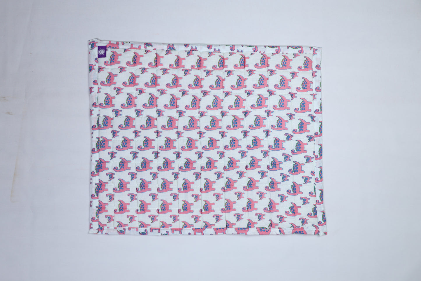 Baby Nappy Changing Mat Combo – Pack of 2 (Lavender Peach Car + Pink Dino)