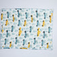 Cotton Baby Nappy Changing Mat Combo – Pack of 3 (Lavender Peach Car + Teal Yellow Car + Pink Dino)