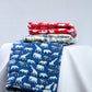 Cotton Baby Nappy Changing Mat Combo – Pack of 3 (Red + Blue + Grey Yellow Cat