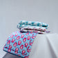 Cotton Baby Nappy Changing Mat Combo – Pack of 3 (Pink Dino + Teal Dino + Sky Blue Teddy)