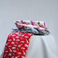 Cotton Baby Nappy Changing Mat Combo – Pack of 3 (Red + Lavender Peach Car + Teal Dino)