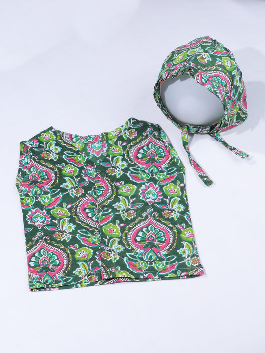 Nature’s Nurture – Newborn Cotton Dress & Bonnet Set