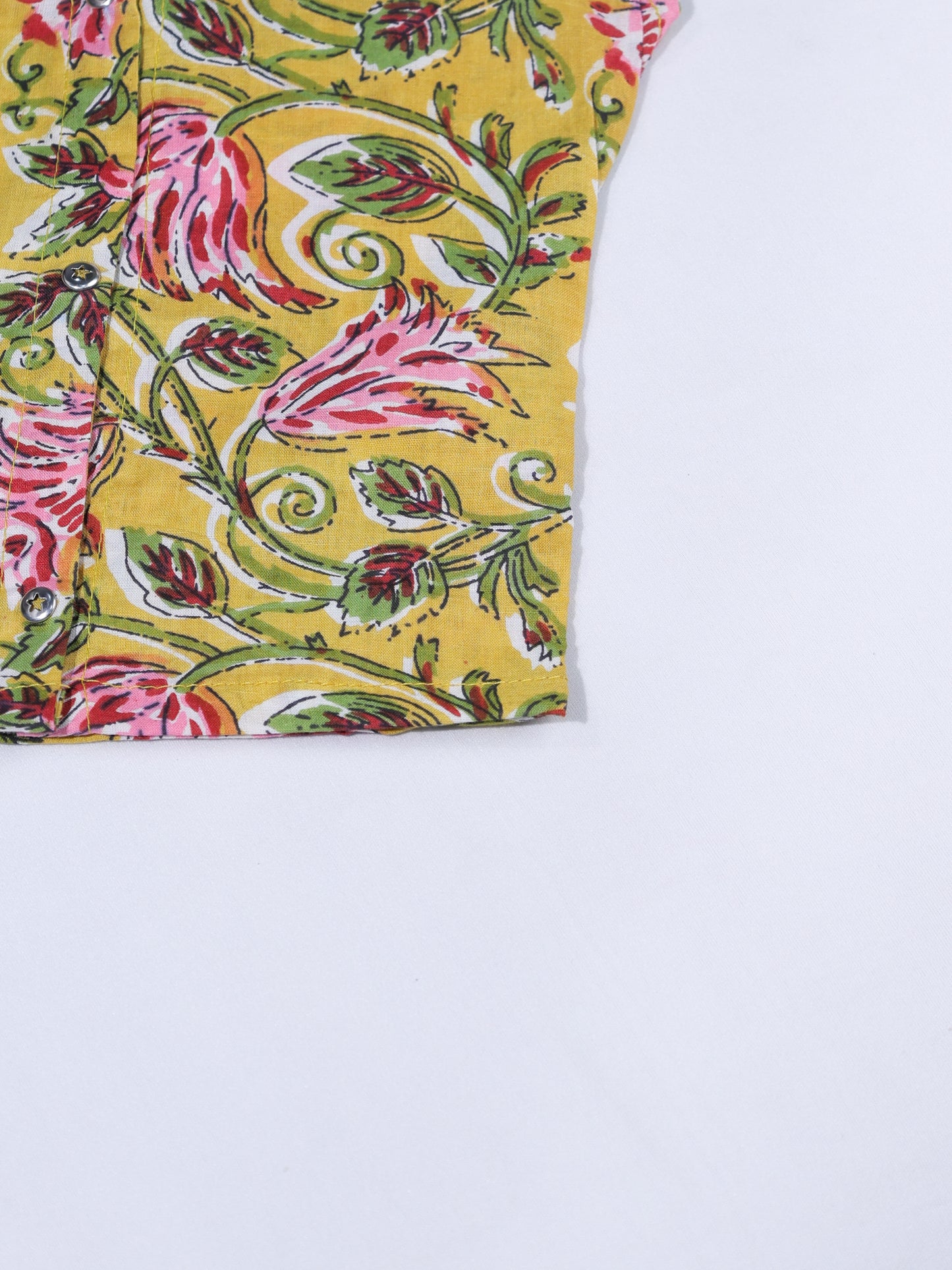 Sunshine Yellow – Newborn Cotton Dress & Cap Set