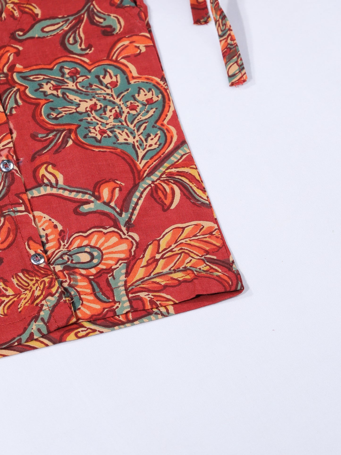 Indian Kalamkari Print Newborn Outfit
