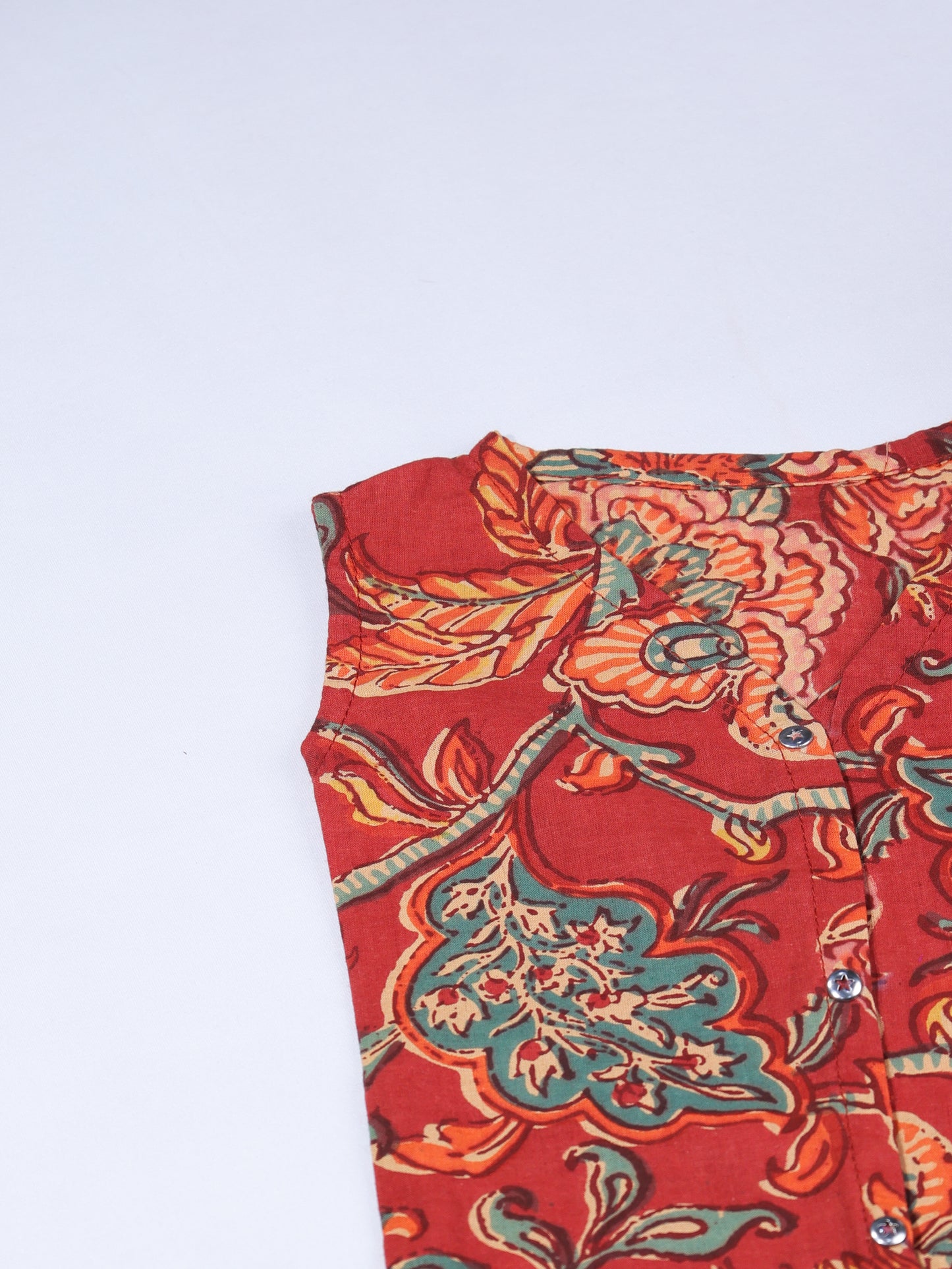 Indian Kalamkari Print Newborn Outfit