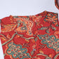 Indian Kalamkari Print Newborn Outfit