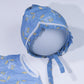 Maternity Kaftan and Newborn Jabla Combo in Blue Floral