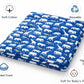 Baby Nappy Changing Mat Combo – Pack of 2 (Blue + Lavender Peach Car)