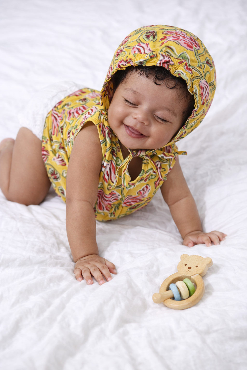 Sunshine Yellow – Mother & Baby Matching Cotton Comfort Set