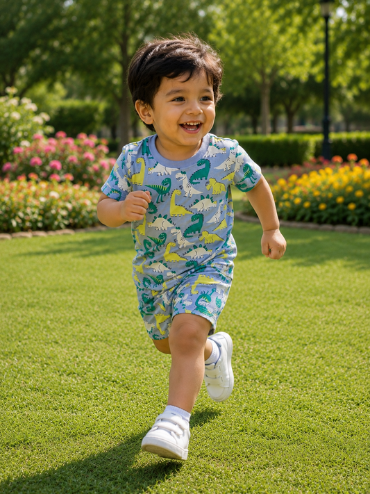 Dino fun playwear set