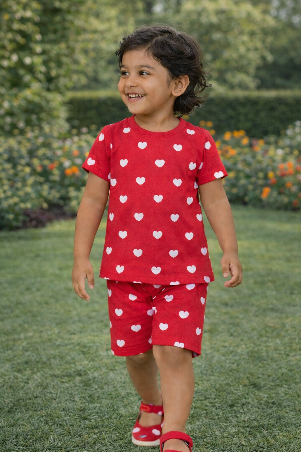 Unisex Kids Red Outfit – Bold & Comfortable