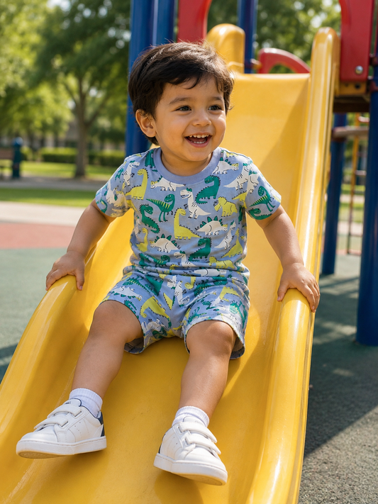 Dino fun playwear set