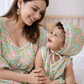 Pink Nursing Kaftan & Jaipur Floral Baby Outfit
