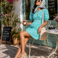 Bloom Pop Printed Midi Dress | No Nursing Access
